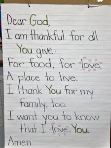 What We are Thankful For