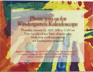 Kindergarten Kaleidoscope 2019