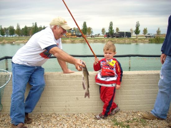 day 1 boy fishing