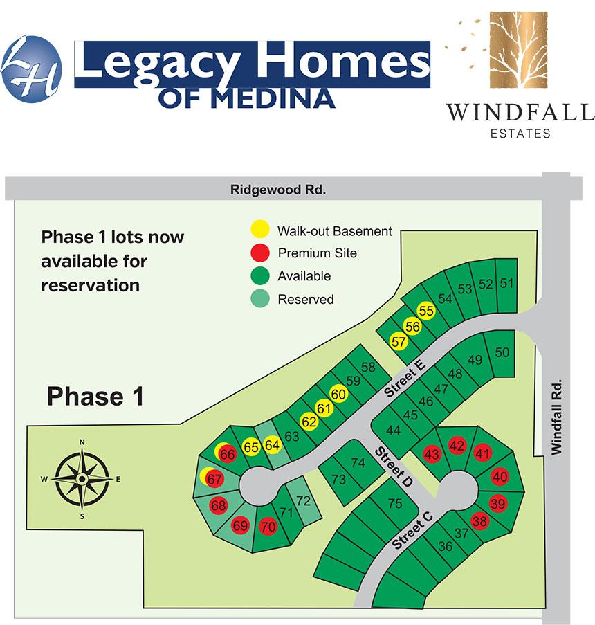 Legacy Homes of Medina Windfall Estates