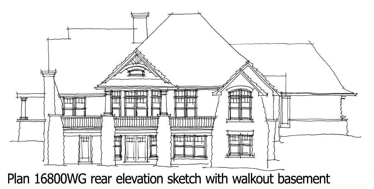 mountain-retreat-rear-elevation-sketch