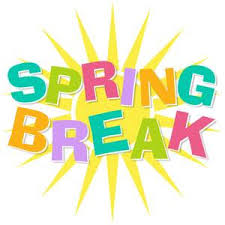  Spring Break March 28-April 8 
