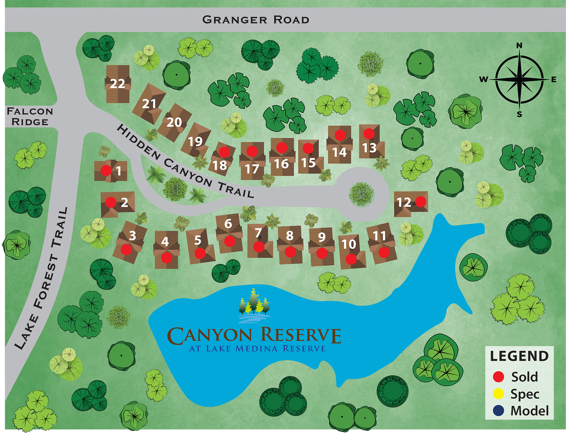 Canyon Reserve Plot Plan